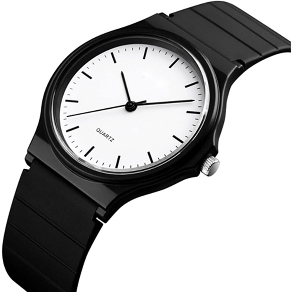 Luxury Unisex Quartz Watch with Silicone Strap – Fashionable